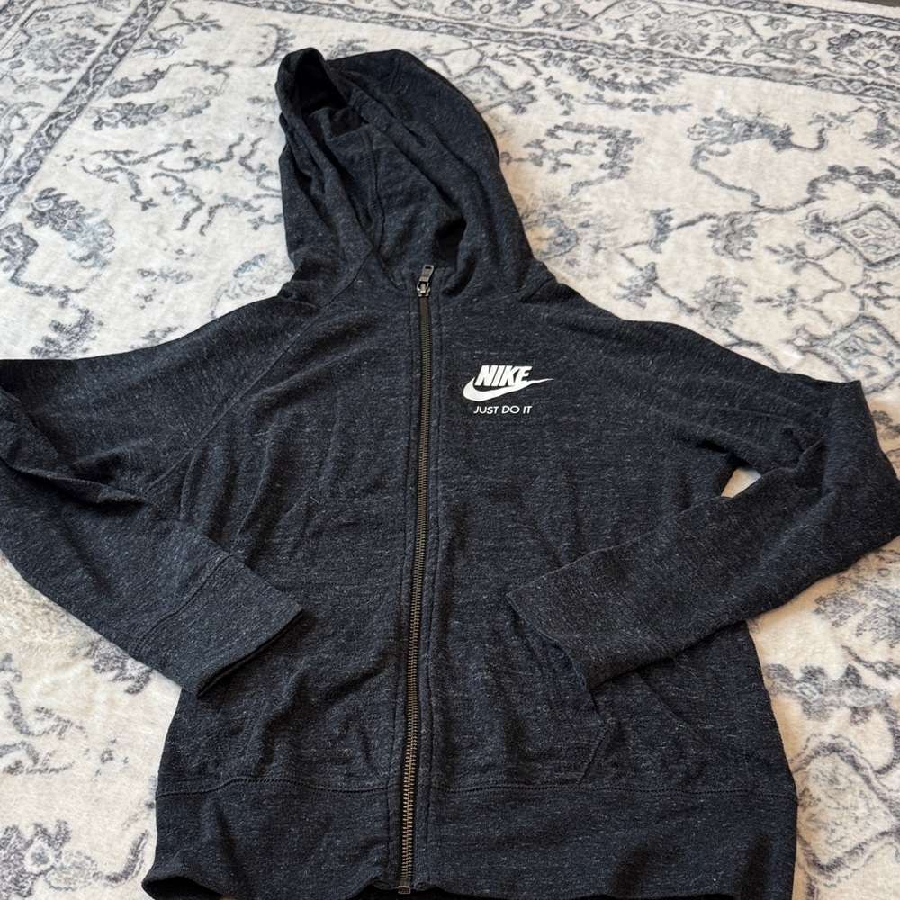 Nike Charcoal Full-Zip Hoodie